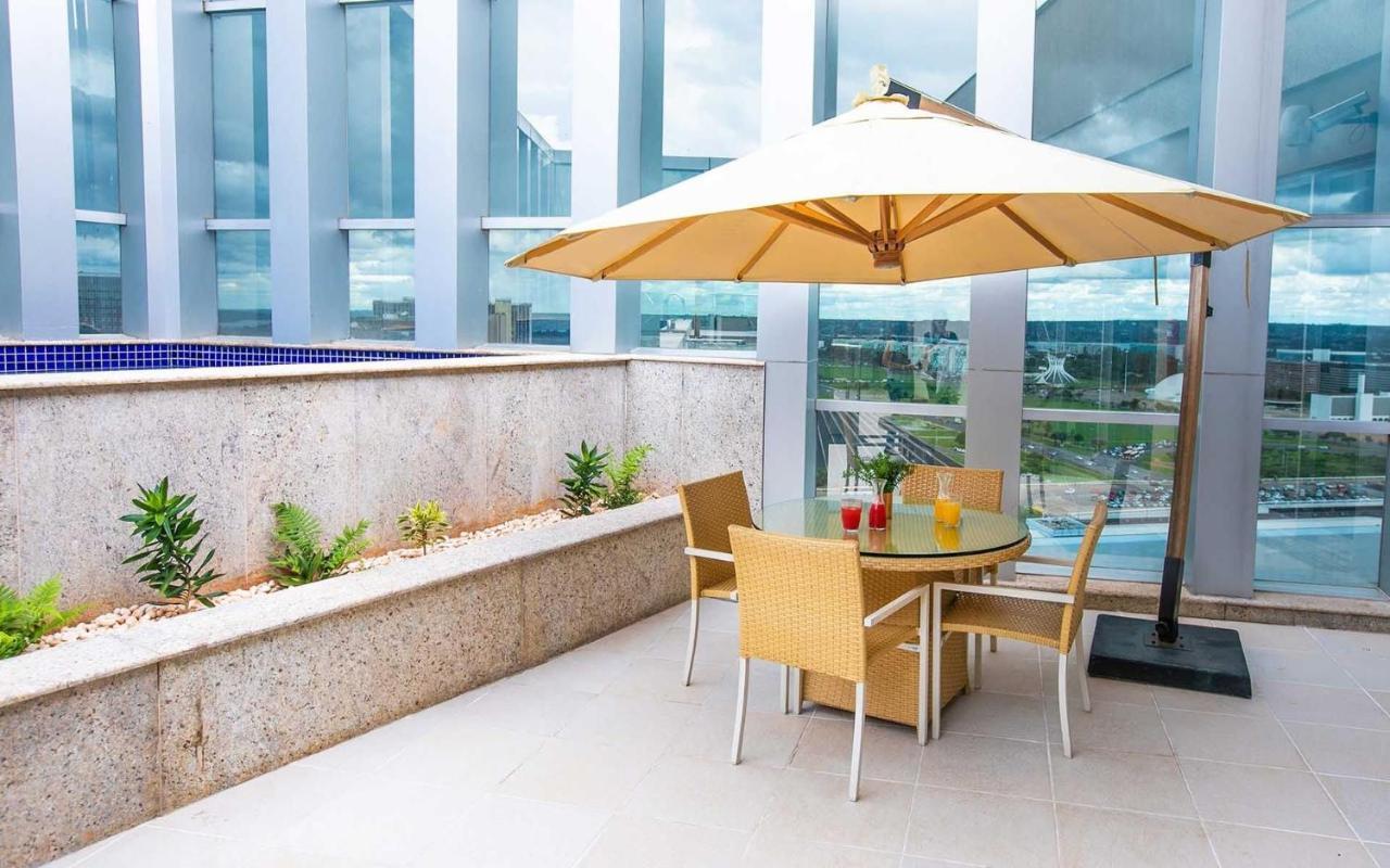V1005 Flat 10º Andar Com Vista Para Esplanada Brazíliaváros Kültér fotó